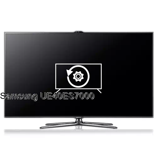 Factory reset Samsung UE40ES7000