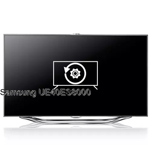 Factory reset Samsung UE40ES8000