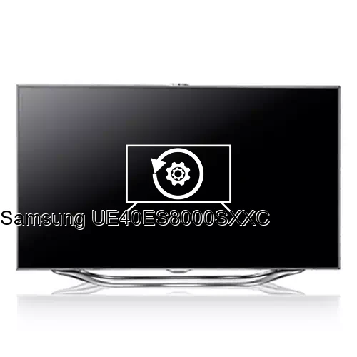 Factory reset Samsung UE40ES8000SXXC