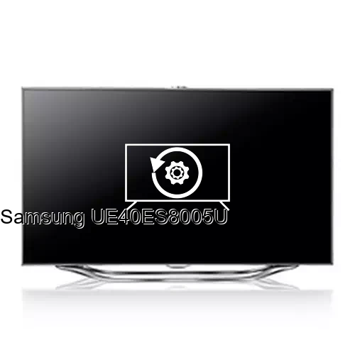 Factory reset Samsung UE40ES8005U