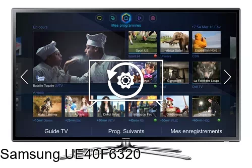 Factory reset Samsung UE40F6320