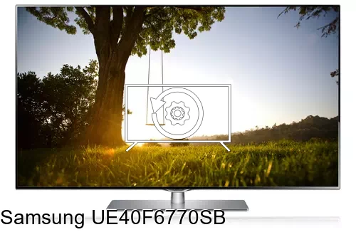 Factory reset Samsung UE40F6770SB