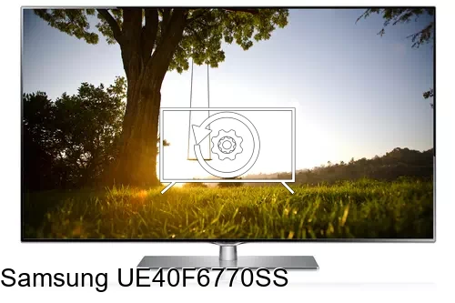 Factory reset Samsung UE40F6770SS