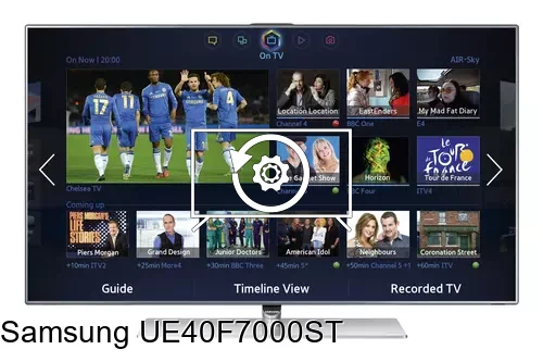 Factory reset Samsung UE40F7000ST