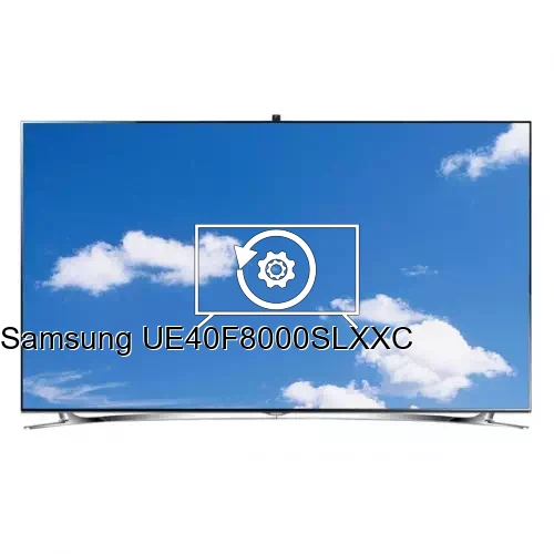 Factory reset Samsung UE40F8000SLXXC