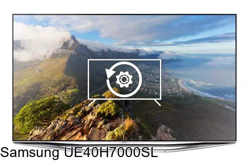 Factory reset Samsung UE40H7000SL