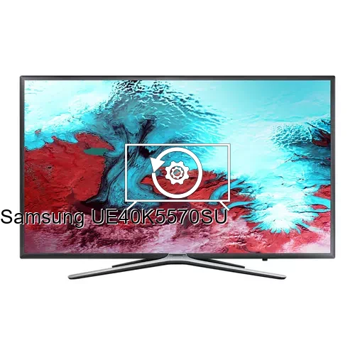 Factory reset Samsung UE40K5570SU