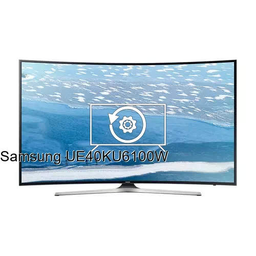 Factory reset Samsung UE40KU6100W