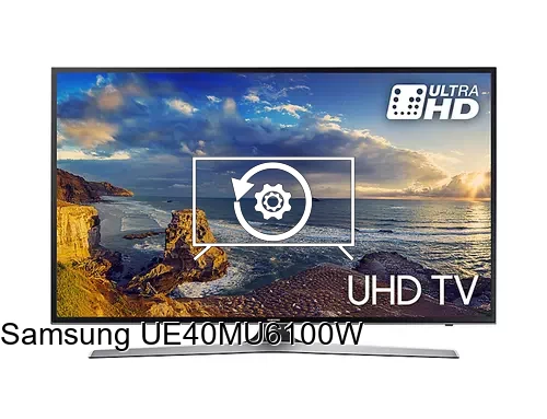 Factory reset Samsung UE40MU6100W