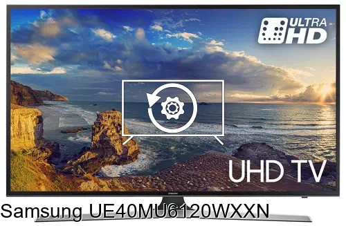 Factory reset Samsung UE40MU6120WXXN