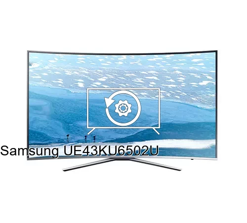 Factory reset Samsung UE43KU6502U