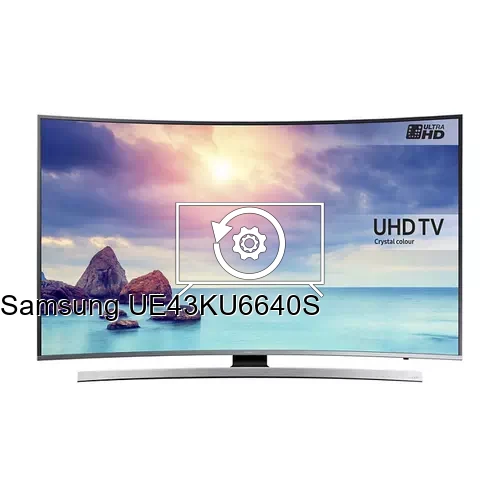 Factory reset Samsung UE43KU6640S