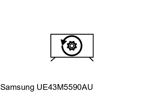 Factory reset Samsung UE43M5590AU