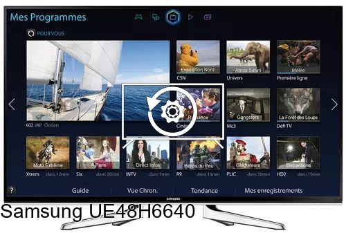 Restauration d'usine Samsung UE48H6640