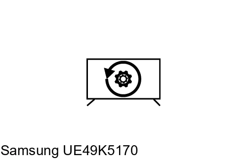 Factory reset Samsung UE49K5170