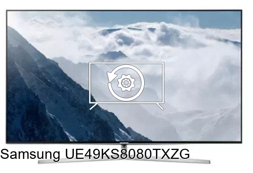 Factory reset Samsung UE49KS8080TXZG