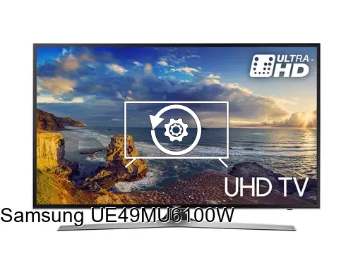 Factory reset Samsung UE49MU6100W