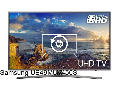 Factory reset Samsung UE49MU6450S