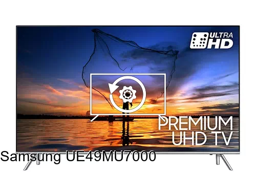 Factory reset Samsung UE49MU7000