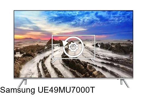 Factory reset Samsung UE49MU7000T