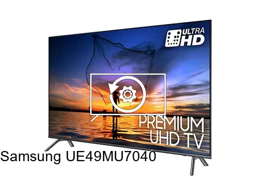 Factory reset Samsung UE49MU7040