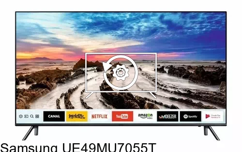 Factory reset Samsung UE49MU7055T