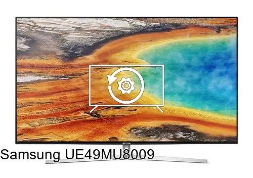 Factory reset Samsung UE49MU8009