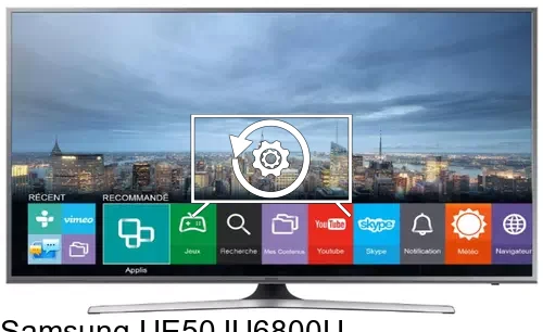 Restauration d'usine Samsung UE50JU6800U