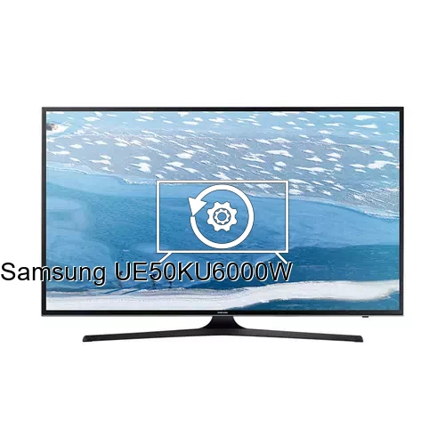 Factory reset Samsung UE50KU6000W