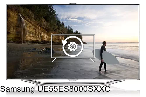 Factory reset Samsung UE55ES8000SXXC