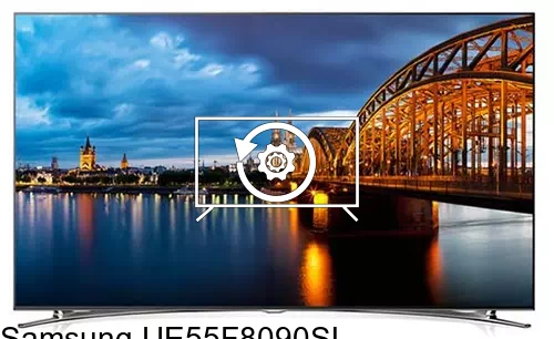 Factory reset Samsung UE55F8090SL