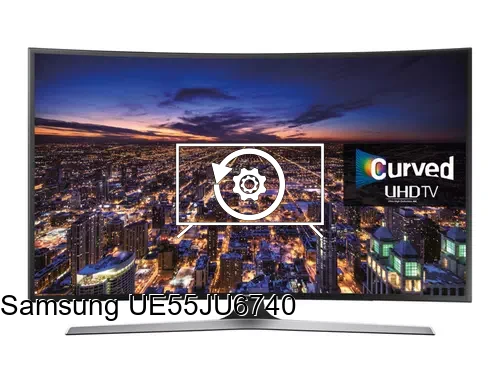 Factory reset Samsung UE55JU6740