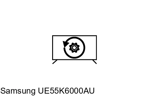 Factory reset Samsung UE55K6000AU