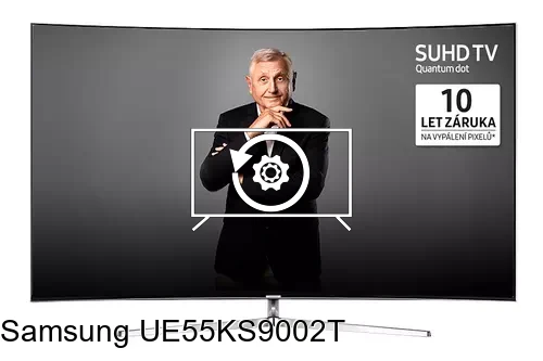 Factory reset Samsung UE55KS9002T