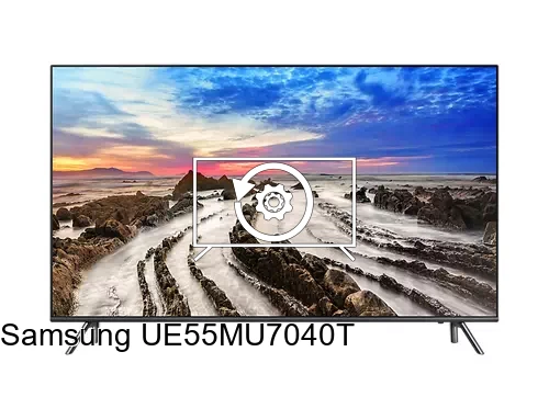 Factory reset Samsung UE55MU7040T