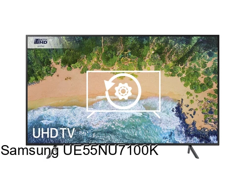 Factory reset Samsung UE55NU7100K