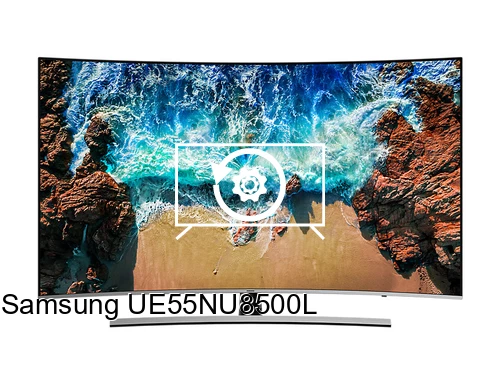 Factory reset Samsung UE55NU8500L