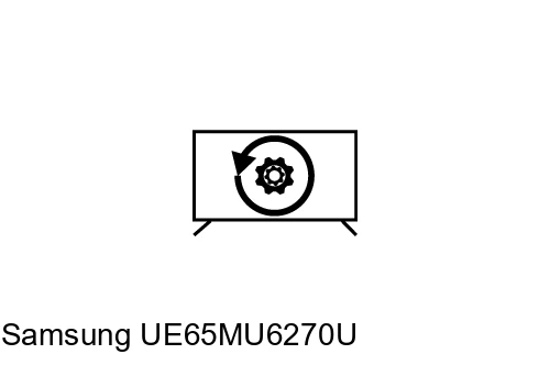 Factory reset Samsung UE65MU6270U