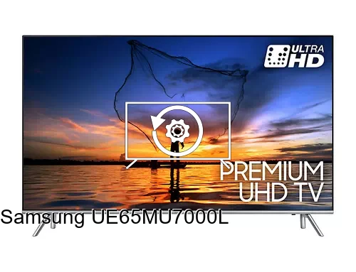 Factory reset Samsung UE65MU7000L