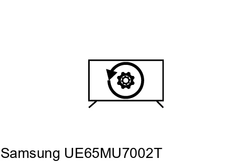 Factory reset Samsung UE65MU7002T