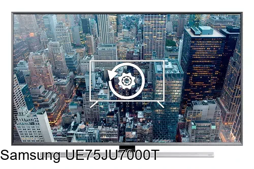 Factory reset Samsung UE75JU7000T