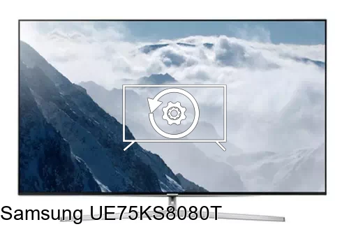 Factory reset Samsung UE75KS8080T