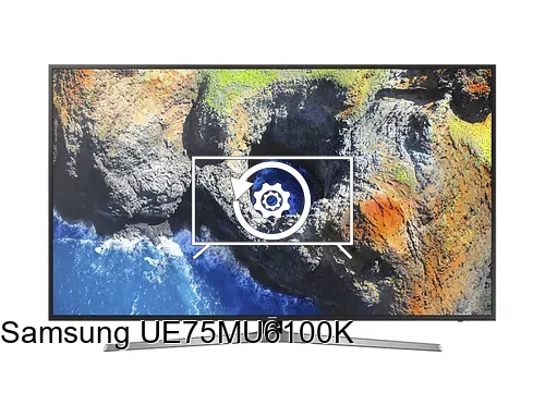 Restauration d'usine Samsung UE75MU6100K