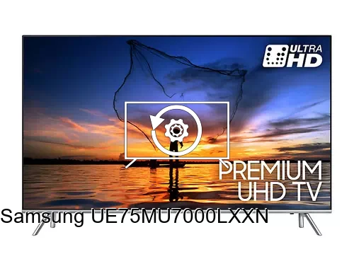 Factory reset Samsung UE75MU7000LXXN