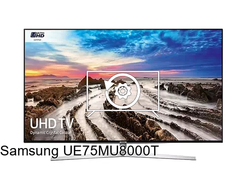 Restaurar de fábrica Samsung UE75MU8000T