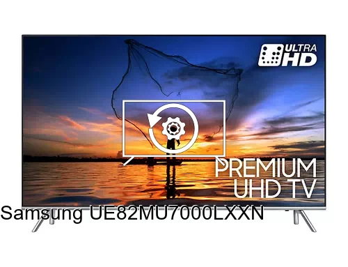 Factory reset Samsung UE82MU7000LXXN