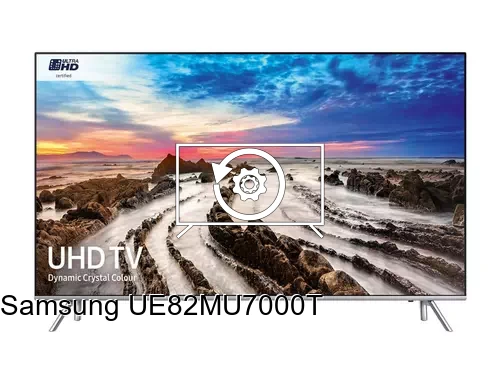 Factory reset Samsung UE82MU7000T