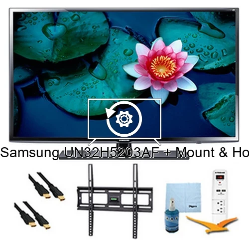 Réinitialiser Samsung UN32H5203AF + Mount & Hook-Up Bundle