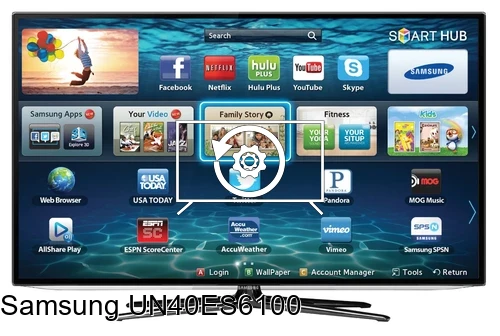 Factory reset Samsung UN40ES6100