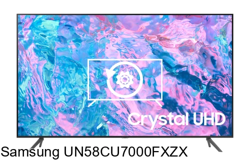 Reset Samsung UN58CU7000FXZX